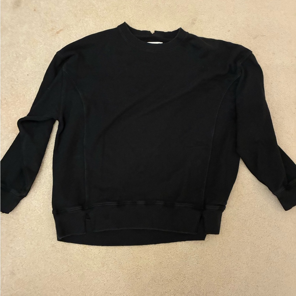 Aerie Black Crewneck